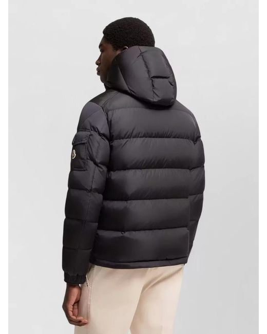 Moncler Black Maya Matte Short Down Jacket for men