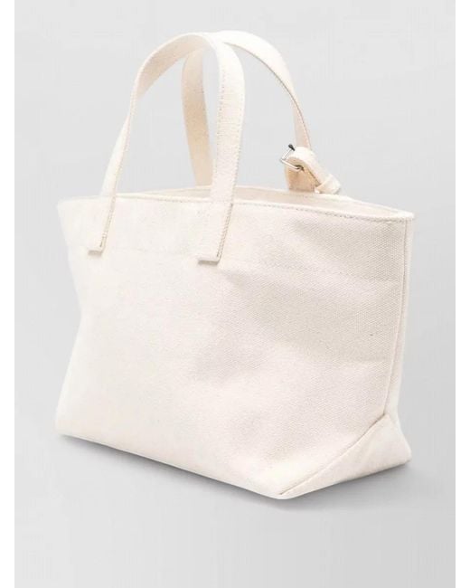 A.P.C. Natural Drummer Canvas Tote Bag Small Handles
