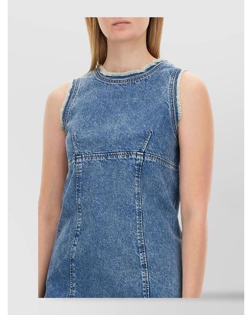 Moschino Blue Denim Mini Dress