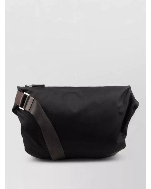 Prada Black Belt Bag Marsupi Adjustable Strap Front Pocket for men