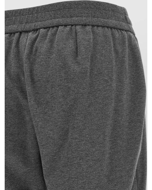 Brunello Cucinelli Gray Flared High Rise Cropped Track Joggers