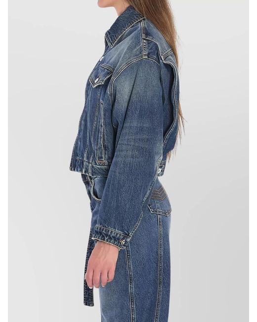 Jean Paul Gaultier Blue Strap Jacket