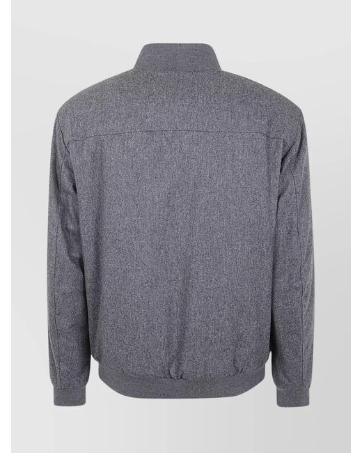 Fay Gray Wool Bomber Jacket for men