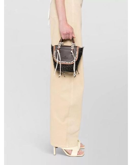 CUBA LAB Multicolor Habanera Bucket Bag Shoulder Strap Handles