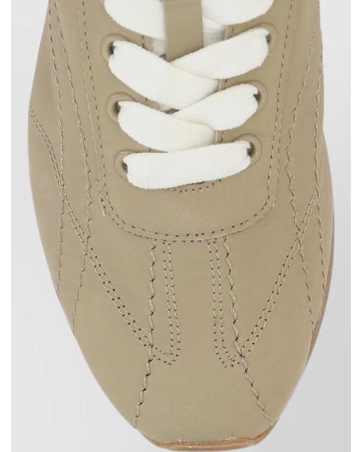 Totême  Multicolor Leather Lace-Up Sneakers