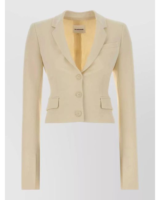 ANDAMANE Natural Crepe Blazer