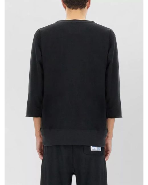 Undercover Black Champion Knit Crew Neck Longline Top