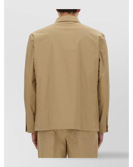 Lardini Natural Cotton Shirt Jacket for men