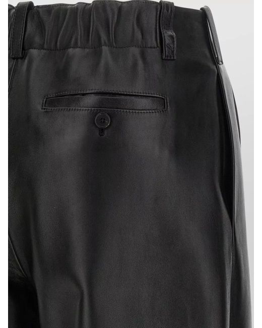 Givenchy Black Leather Pants