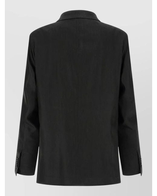 Tagliatore Black 'Vesuvio' Dress