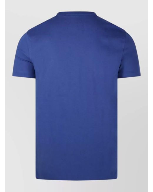 Ralph Lauren Blue Short Sleeve Crew Neck Casual T-Shirt for men