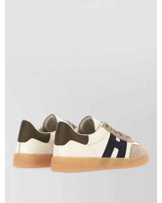 Hogan Multicolor Smooth Suede Leather Lace Up Sneakers