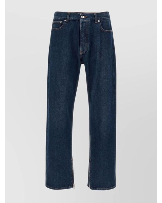 Off-White c/o Virgil Abloh Blue Denim Straight-Leg Jeans for men