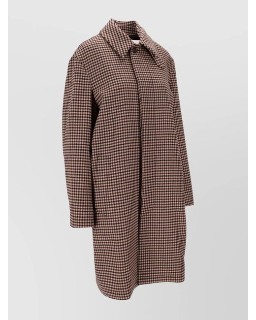 Saint Laurent Brown Fitted Jacket