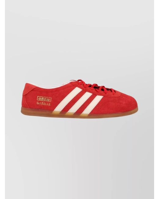 Adidas Originals Red Synthetic Low-Top Sneakers