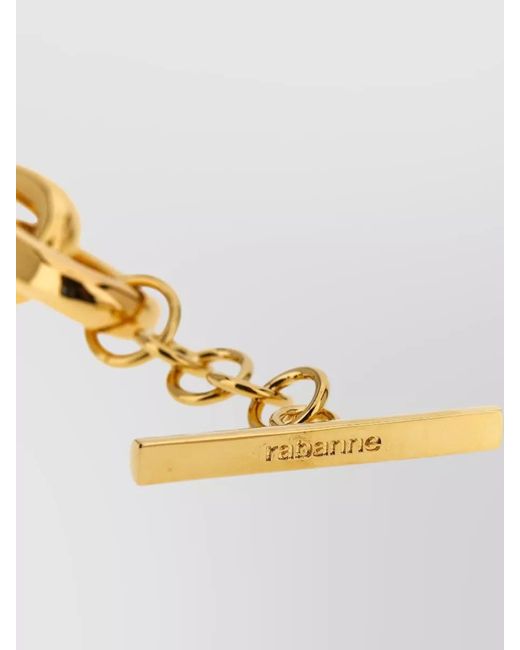 Rabanne Metallic Metal Necklace