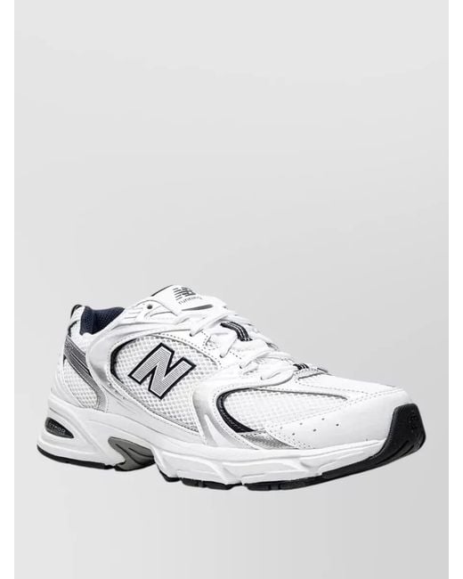 New Balance White Vtz Textile Mesh Lifestyle Sneakers