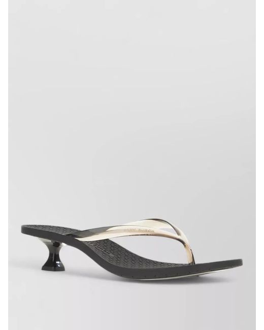 Tory Burch Multicolor Two-Tone Rubber Sandals