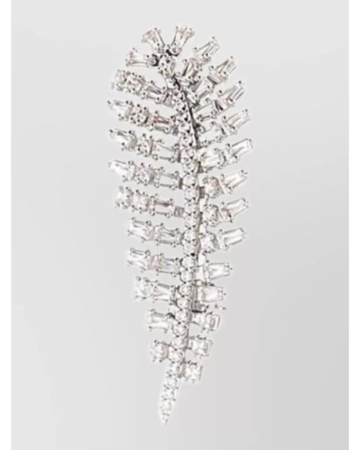 Swarovski White Metal Brooch