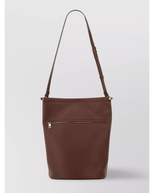 Tod's Brown Bucket Small Leather Bucket Bag