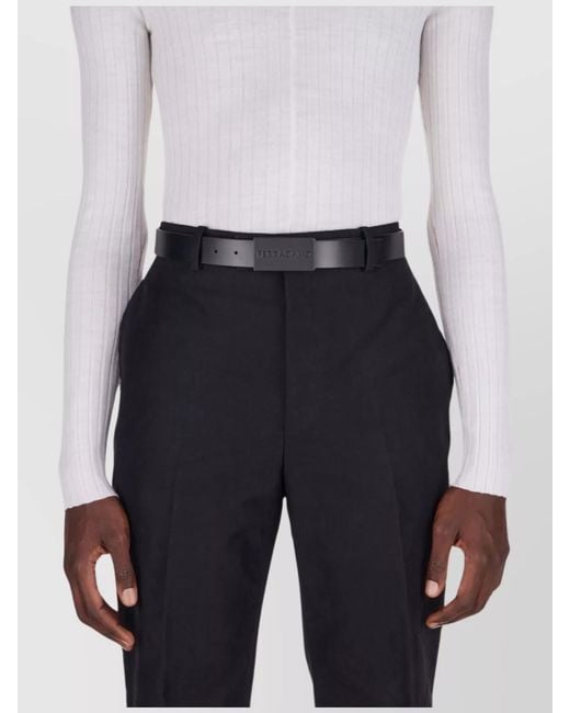 Ferragamo White Reversible Belt Calfskin Adjustable Fit for men