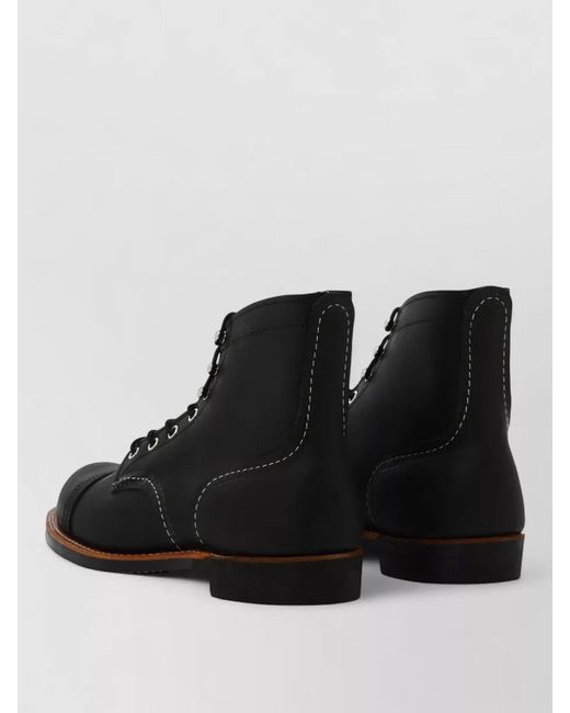 Red Wing Black Iron Ranger Lace Up Ankle Boots for men