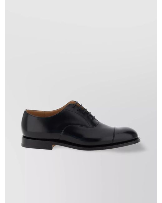 Church's Black Leather Lace-Up Shoes for men
