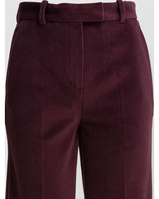 Circolo 1901 Red Wide-Leg Trousers
