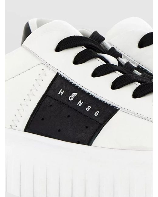 Hogan White Low-Top Sneakers