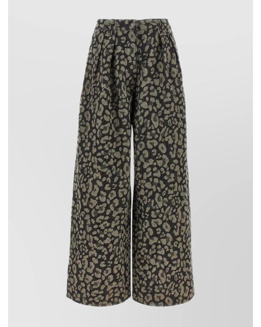 Alanui Multicolor Wide-Leg Trousers