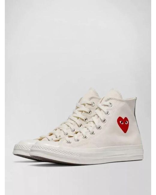 COMME DES GARÇONS PLAY Natural Chuck Taylor 70 Small Heart High Top