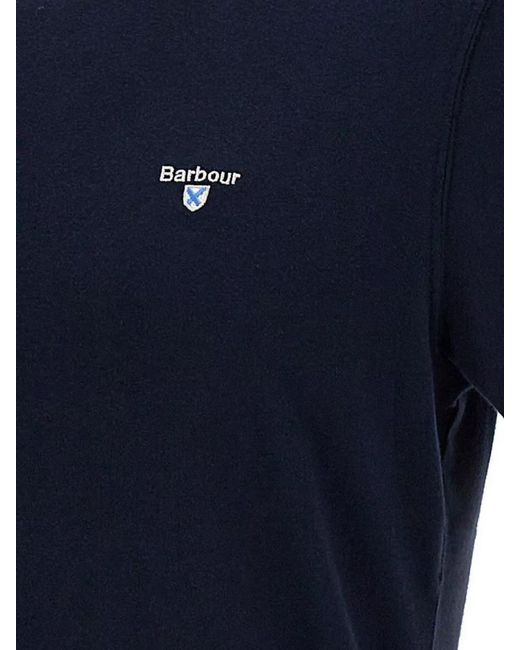 Barbour Blue 'Tailored Fit Crew Neck Cotton T-Shirt' for men