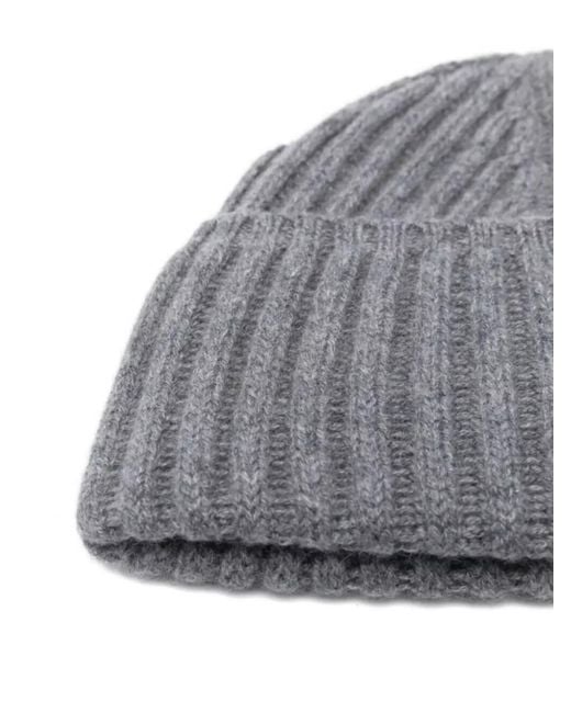 Kujten Gray Cashmere Beanie