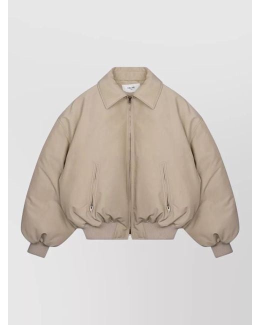 Céline Natural Down Oversized Coat