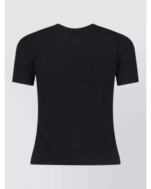 Coperni Black Cotton Short-Sleeve T-Shirt