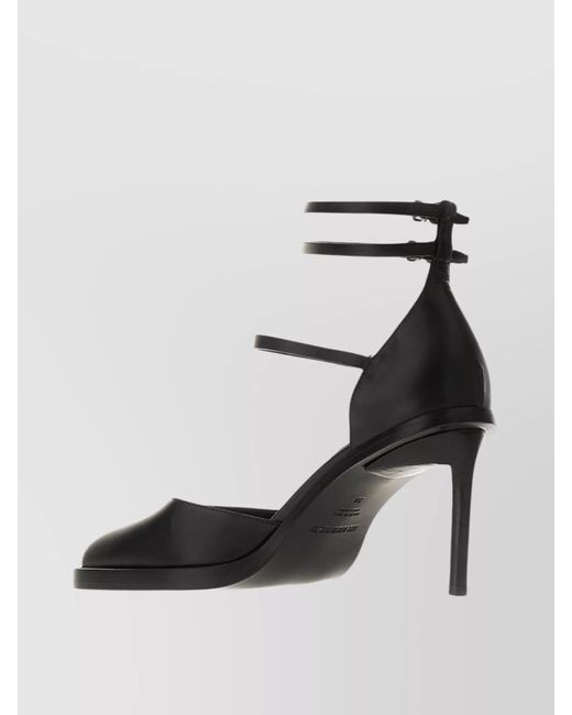 Ann Demeulemeester White Leather Pumps