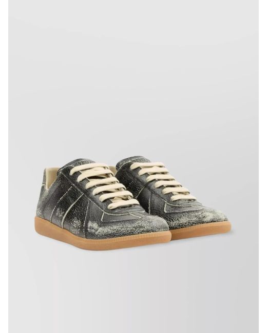 Maison Margiela Multicolor Leather Low-Top Sneakers for men