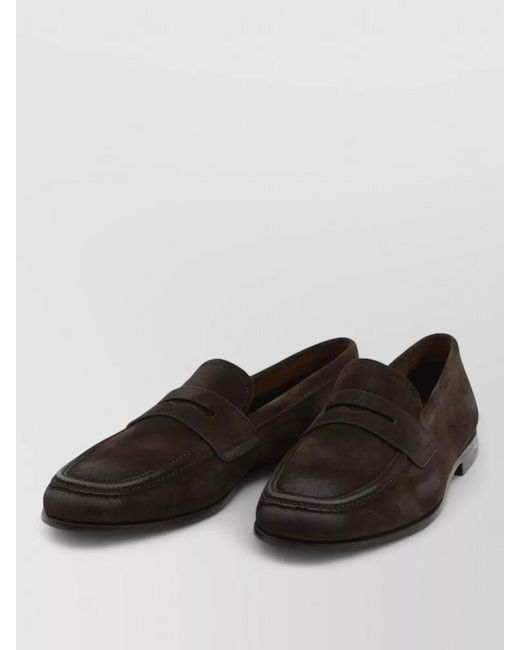 Church's Black Leather Loafers for men