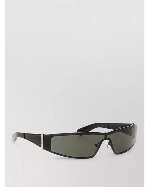 McQueen Gray Stile Duemila Sunglasses Rectangular Frame Metal