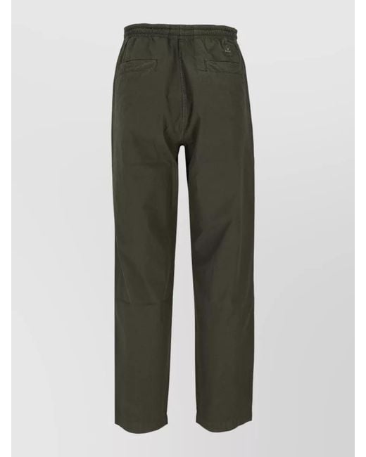 Paul Smith Green Drawstring Straight-Leg Trousers for men
