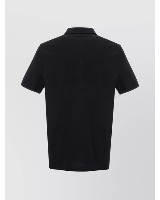 A.P.C. Black Cotton Standard Polo Shirt for men