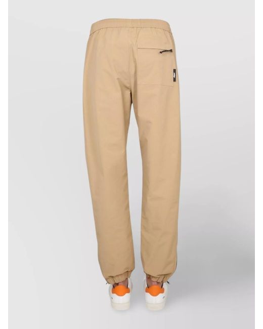 MSGM Natural Logo Track Pants for men