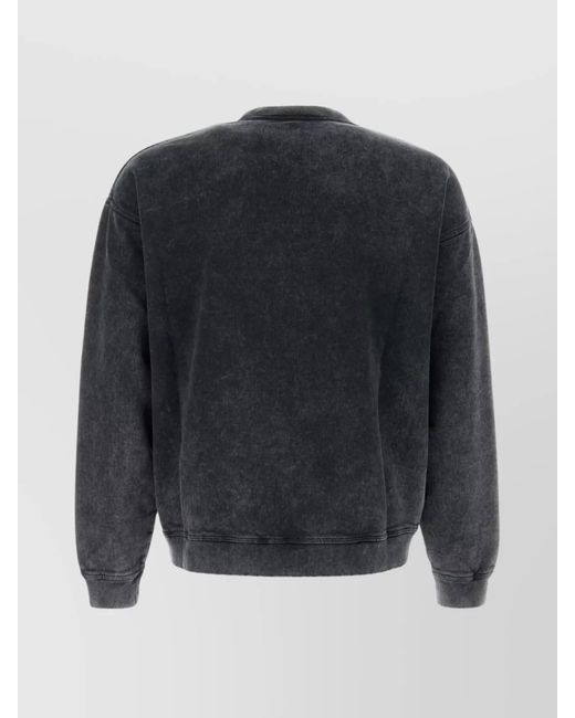 DSquared² Blue Printed Cotton Sweatshirt for men
