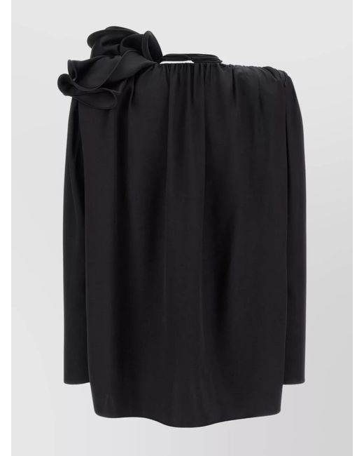 Magda Butrym Black Silk Blouse