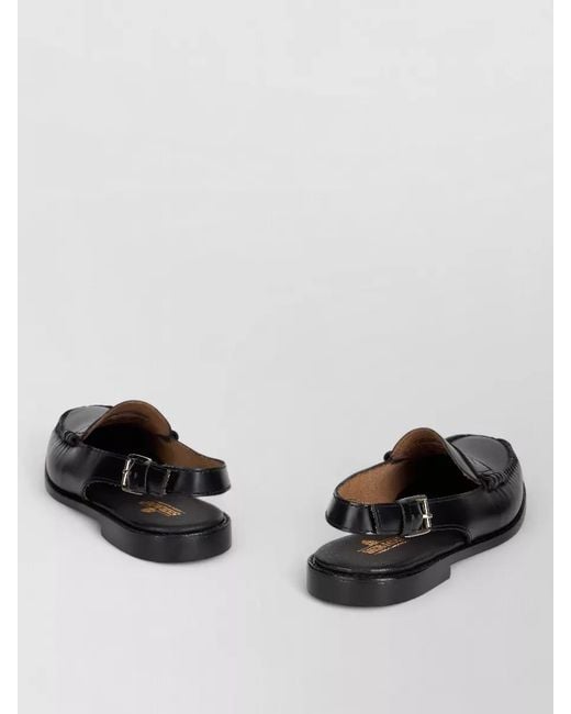 Sebago Multicolor Leather Slip On Sandal Closed Toe Straps