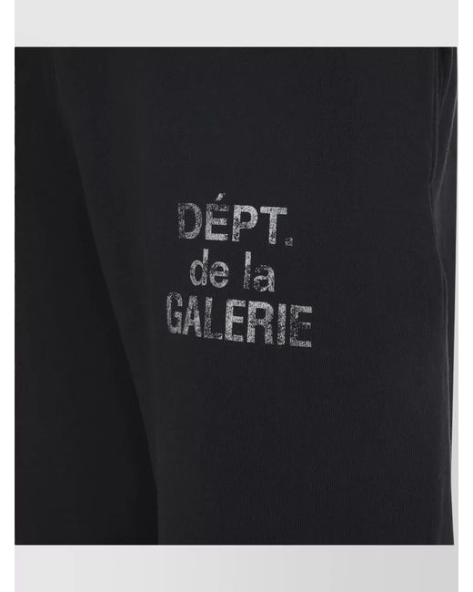GALLERY DEPT. Black Cotton Straight-Leg Track Pants for men