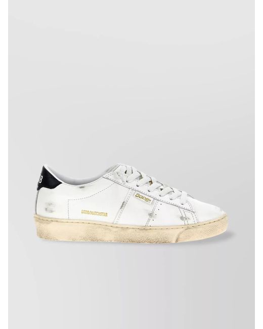 Golden Goose Deluxe Brand Natural Leather Matchstar Low-Top Sneakers