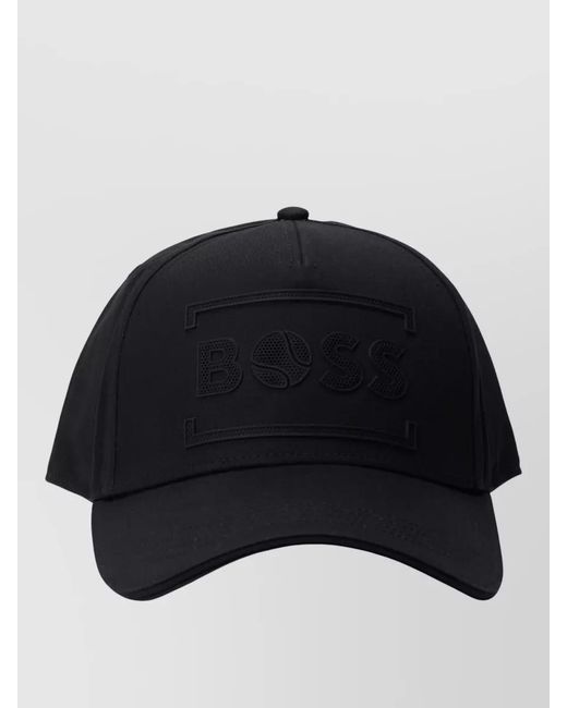 Boss Blue Cotton Baseball Cap for men