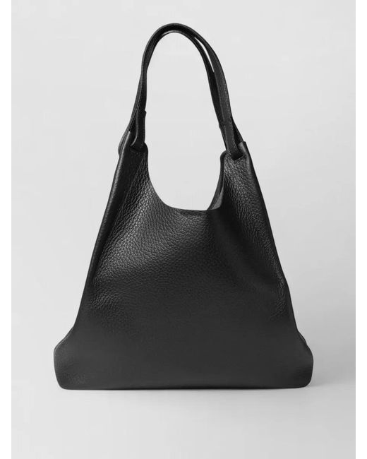 Gianni Chiarini Black Leather Tote Bag