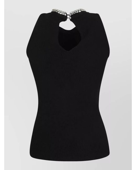 Rabanne Black Tank Top